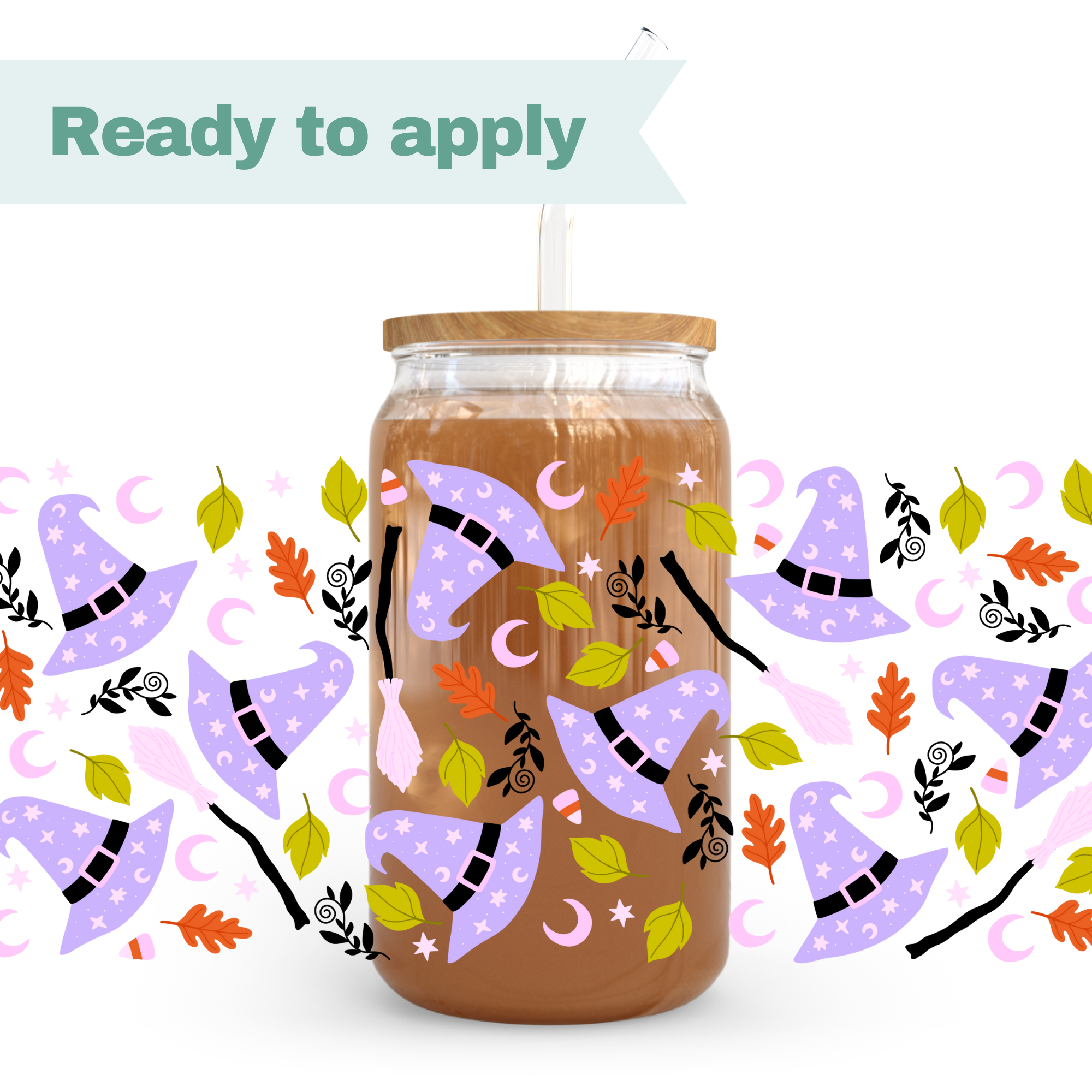 Witchy Vibes - 16oz UVDTF cup wrap