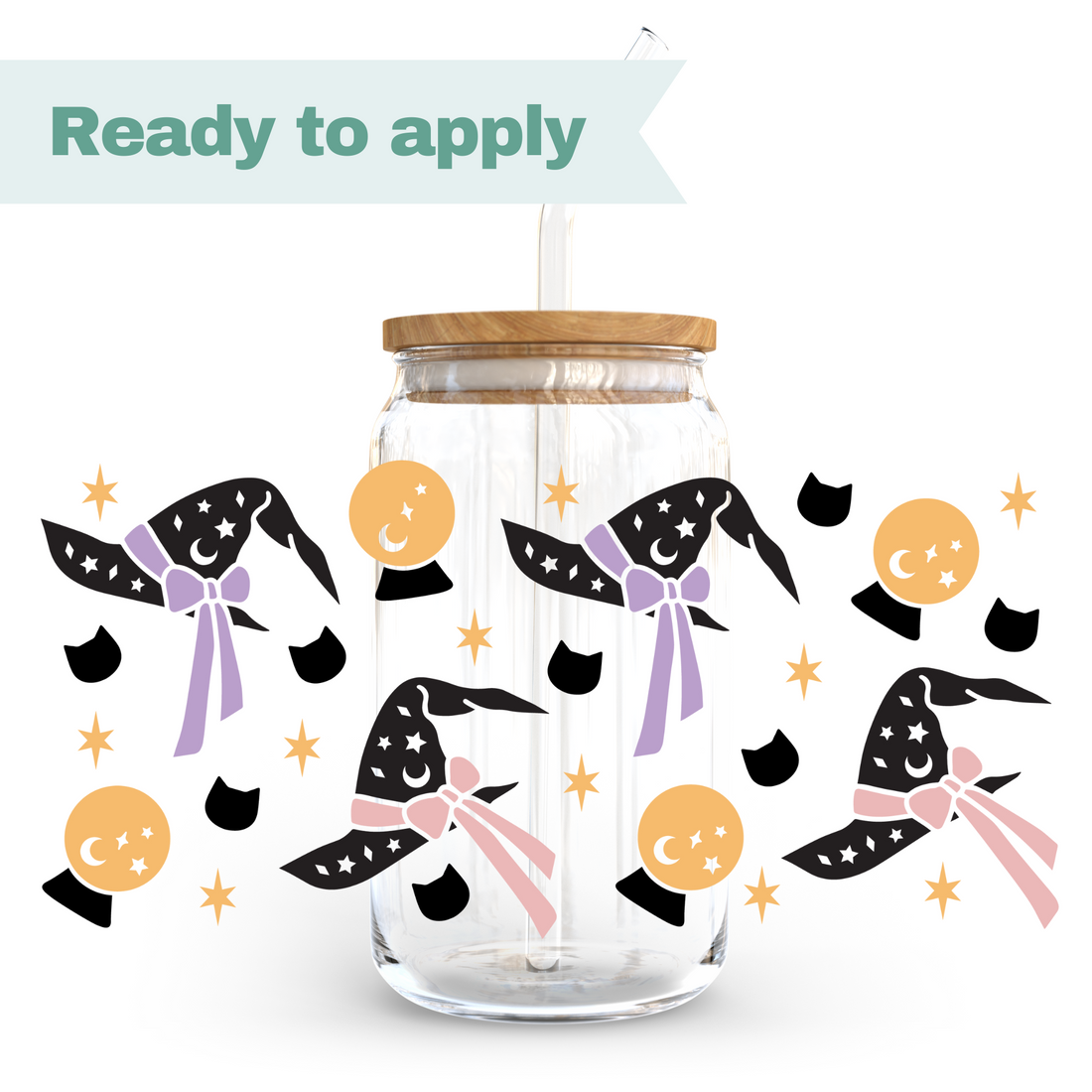 Witch Hat - 16oz UVDTF cup wrap