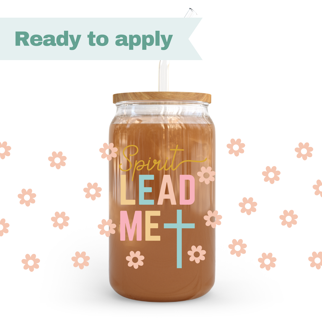 Christian Spirit Lead Me - 16oz UVDTF cup wrap