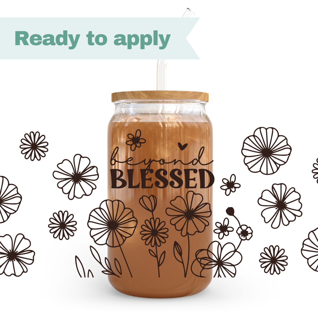 Christian Blessed - 16oz UVDTF cup wrap