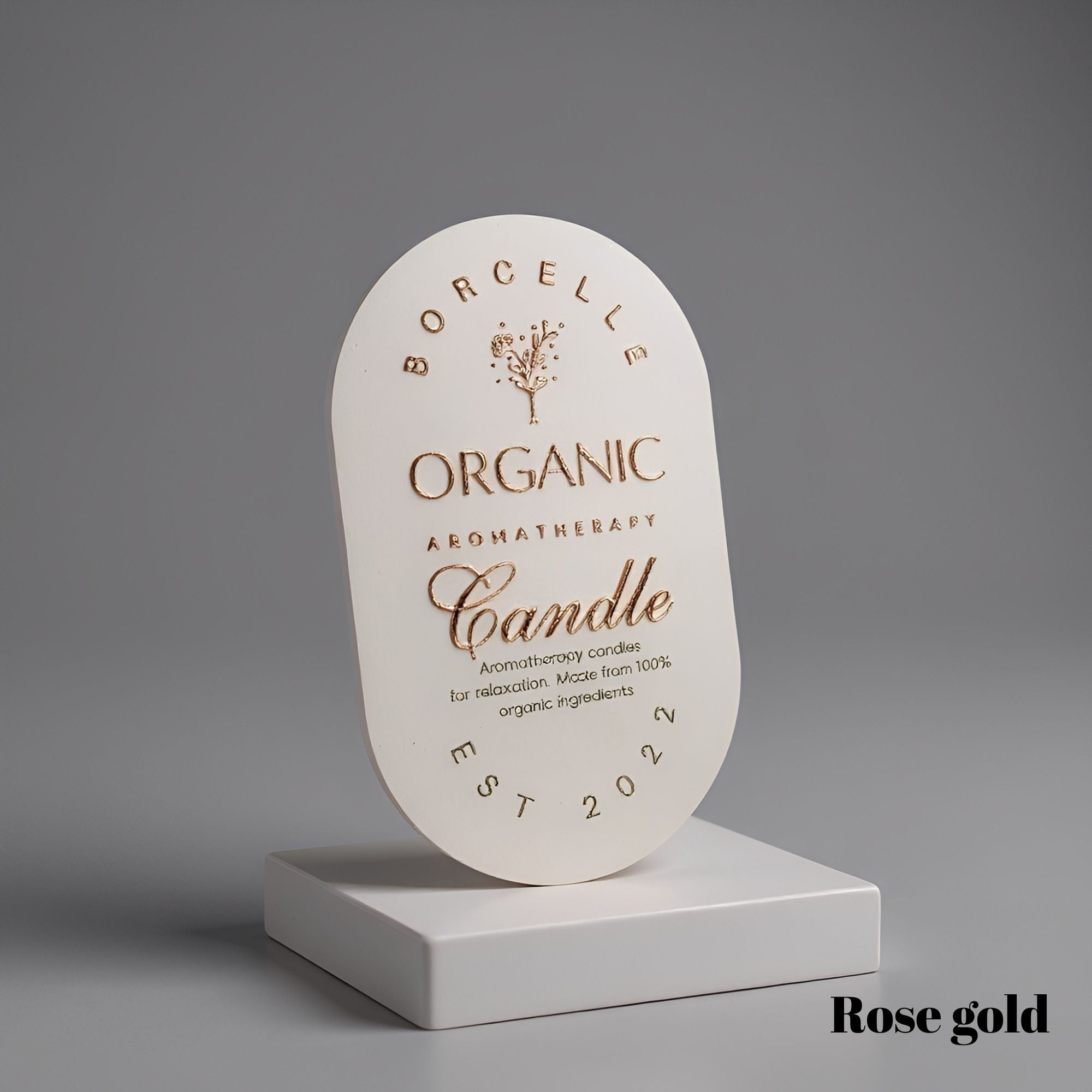 Metallic Foil Label - MOQ: 20 per design