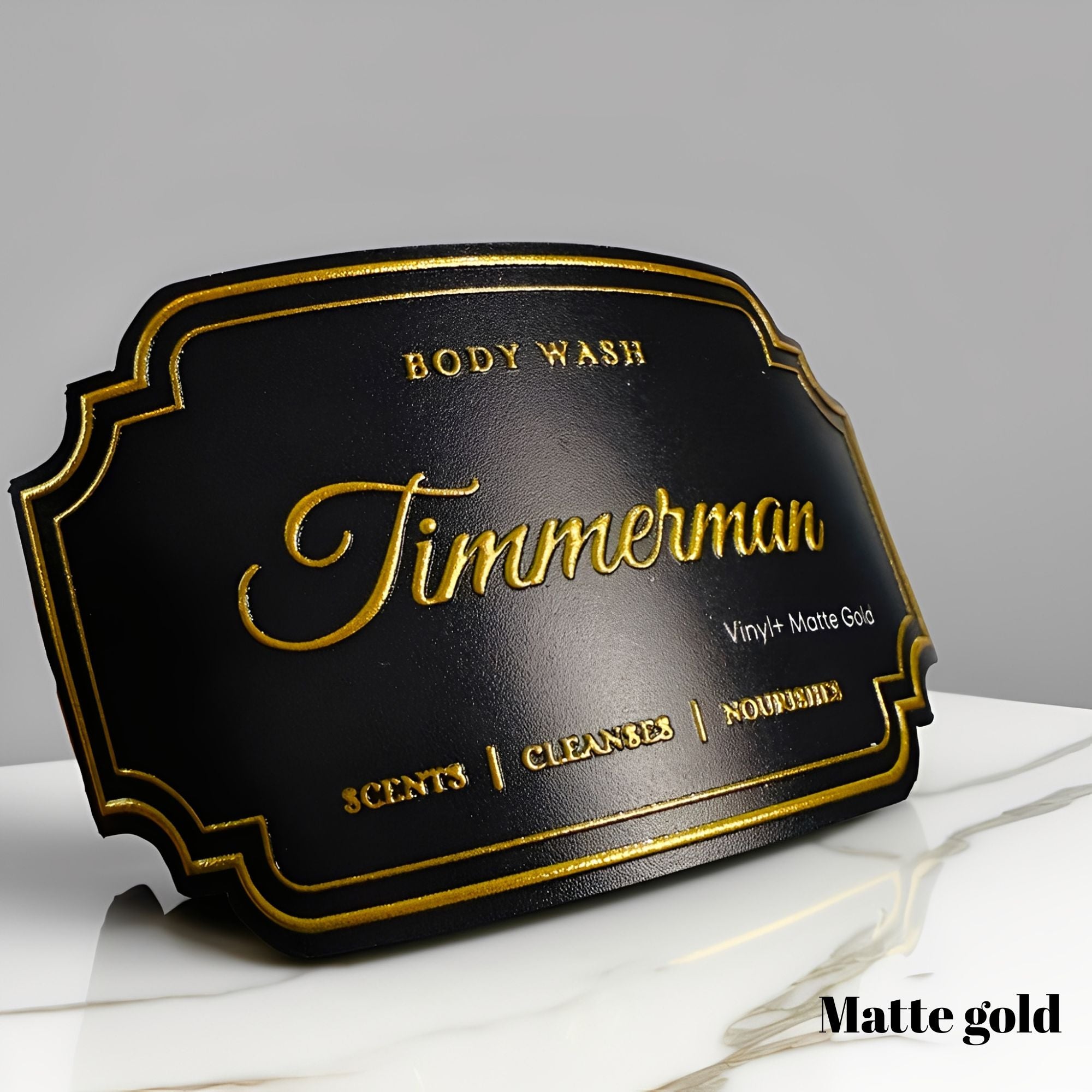 Metallic Foil Label - MOQ: 20 per design