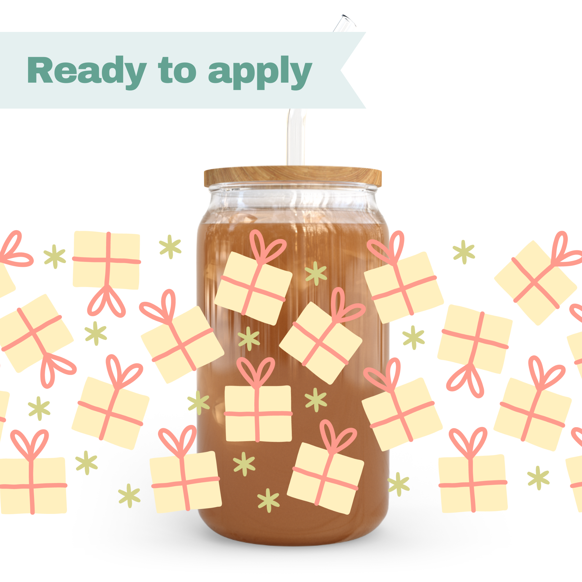 Holiday Gifts - 16oz UVDTF cup wrap