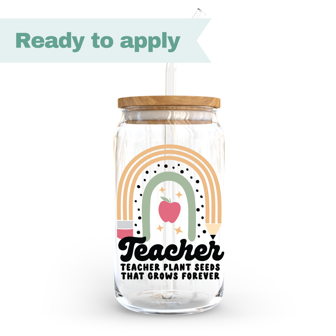 Teacher - 16oz UVDTF cup wrap