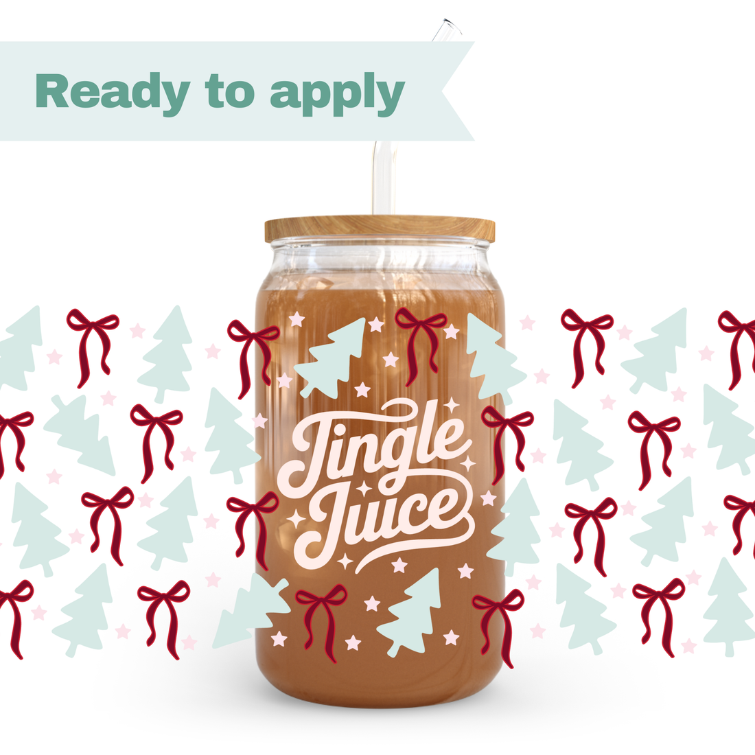 Christmas Trees - 16oz UVDTF cup wrap