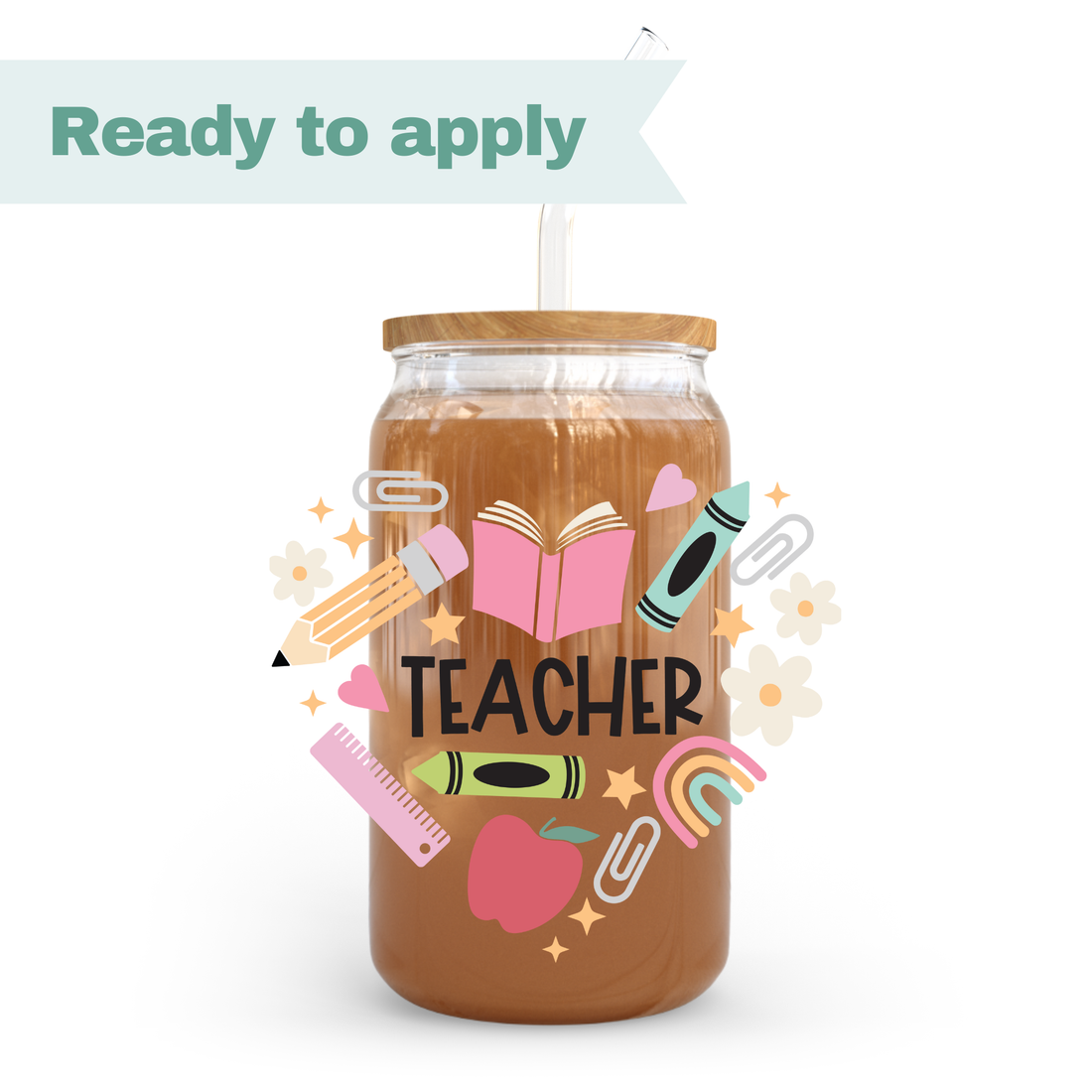 Teacher - 16oz UVDTF cup wrap
