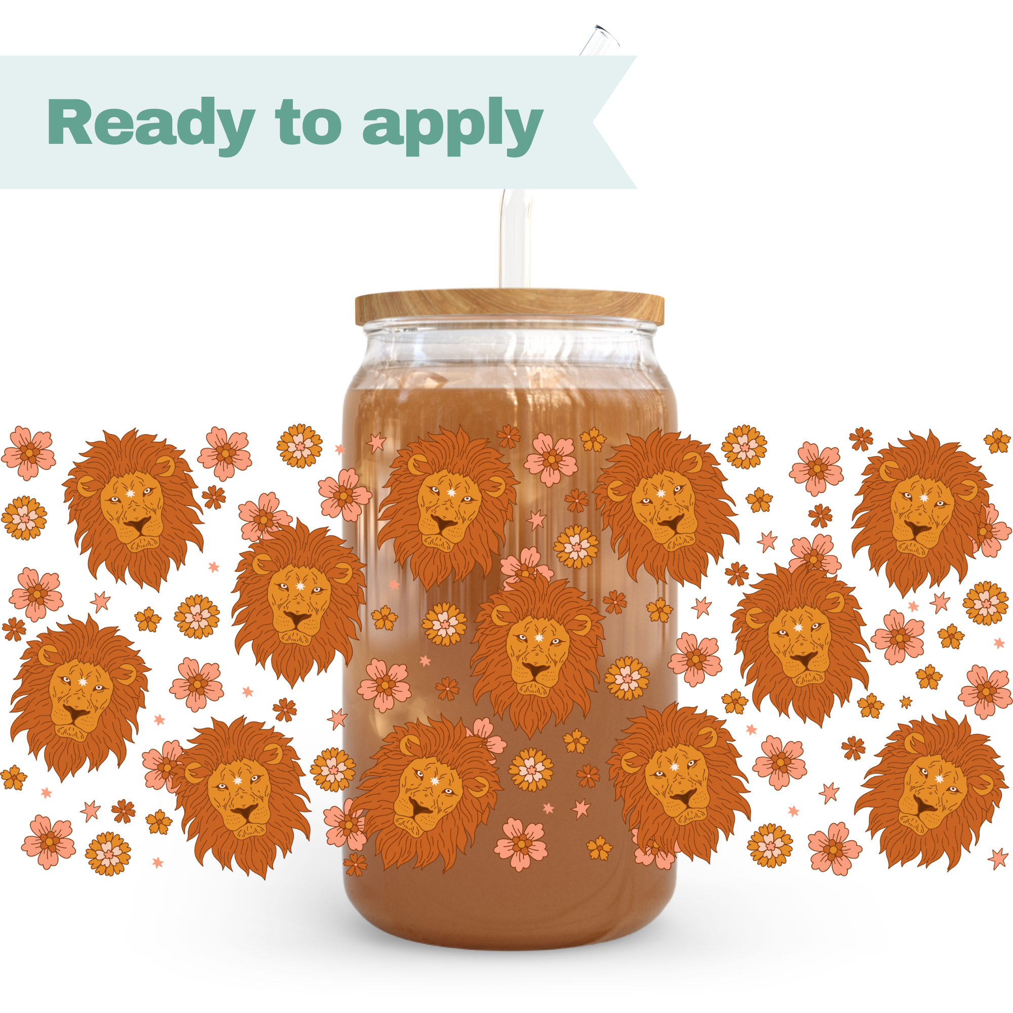 Lions - 16oz UVDTF cup wrap