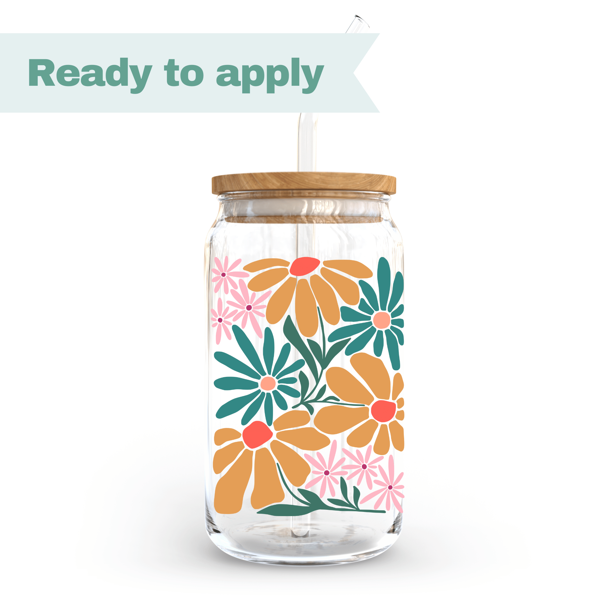 Daisy mix - 16oz UVDTF cup wrap