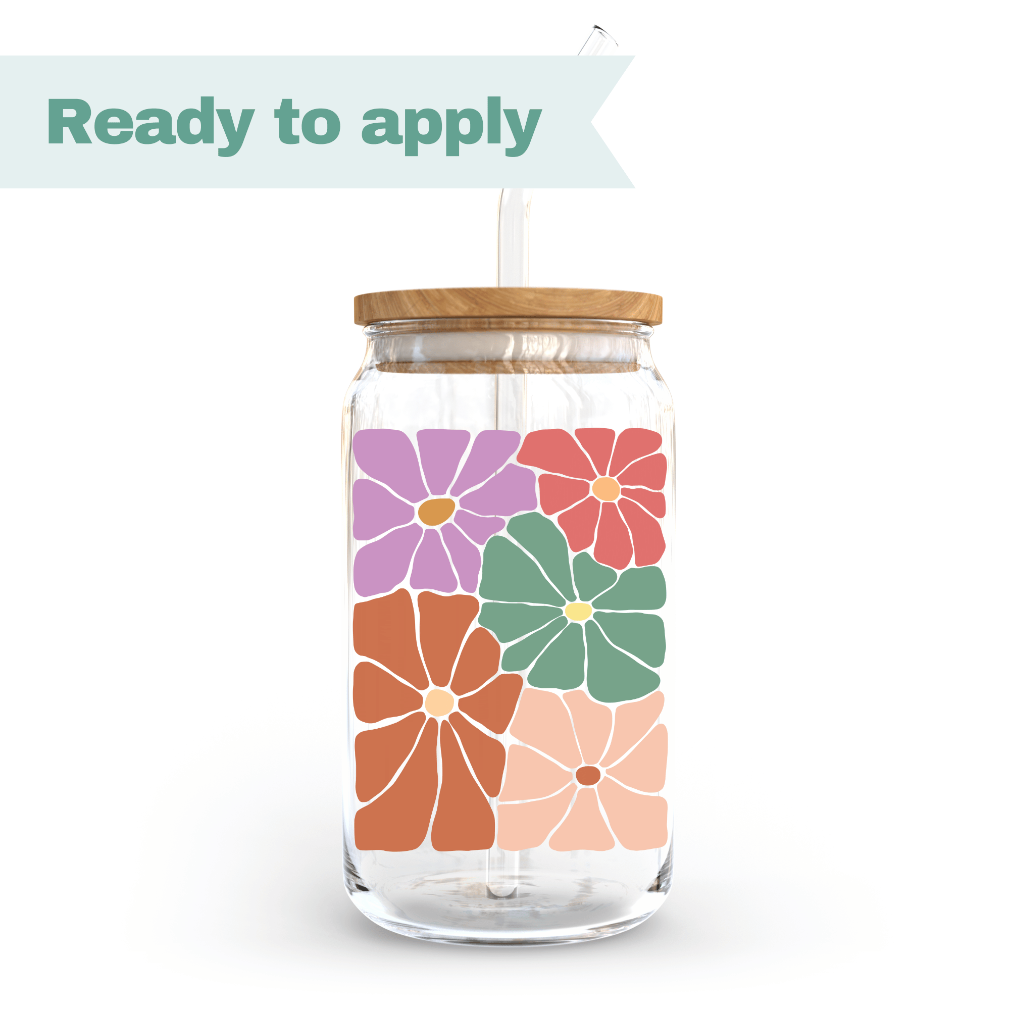 Floral Garden - 16oz UVDTF cup wrap