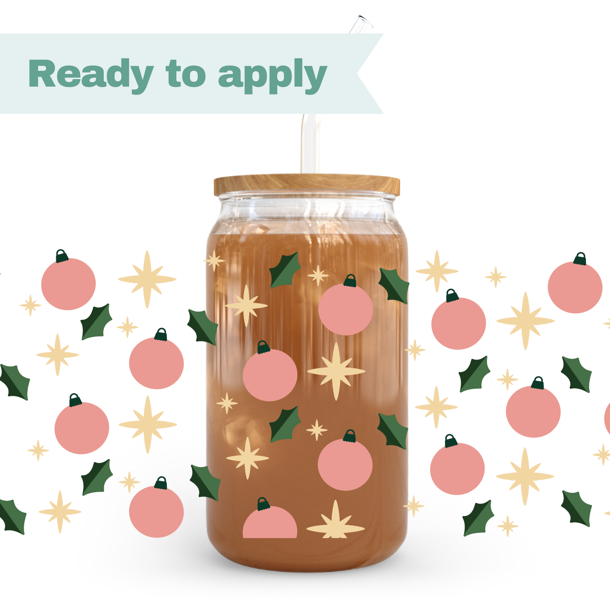 Christmas Ornaments- 16oz UVDTF cup wrap
