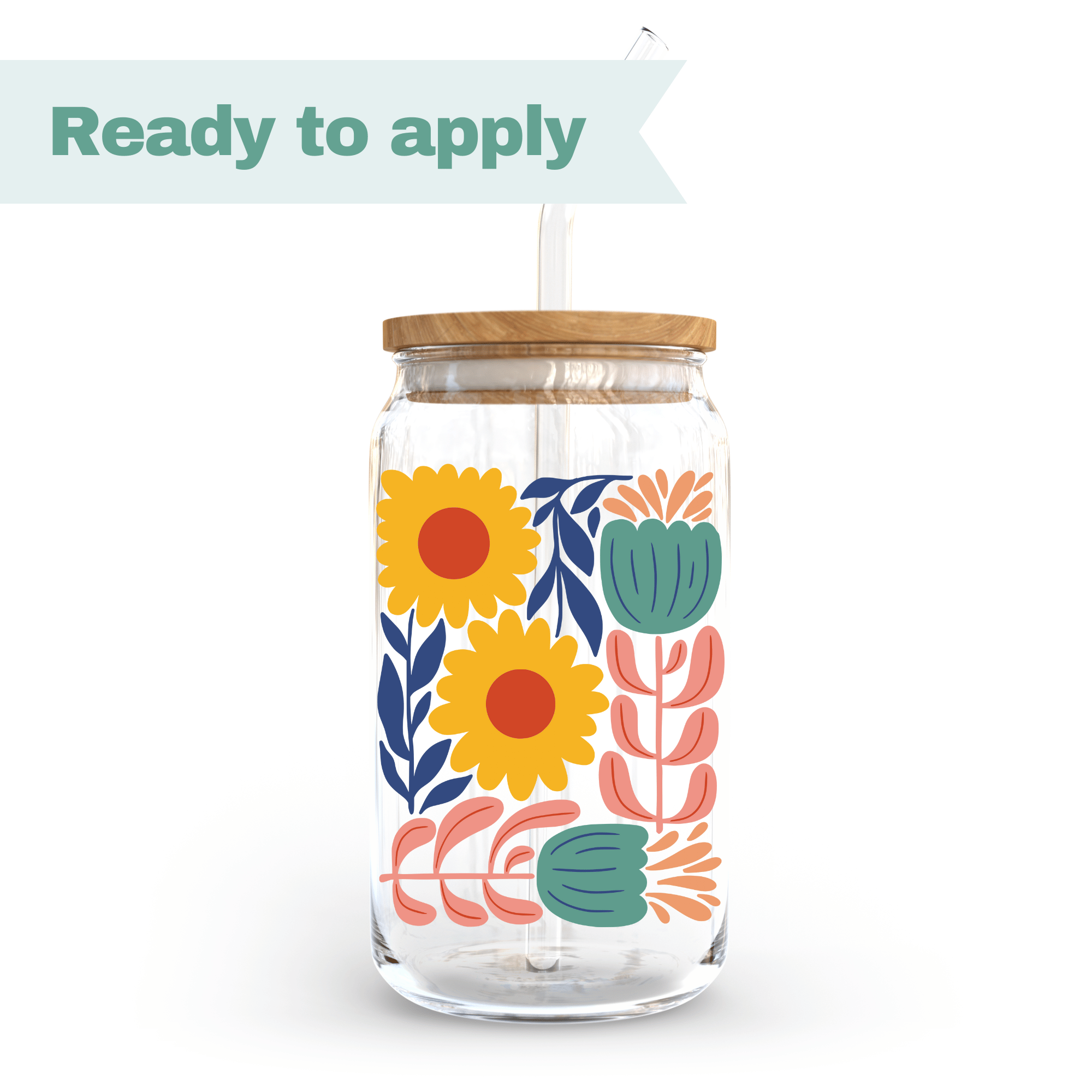 Sunflower Garden - 16oz UVDTF cup wrap