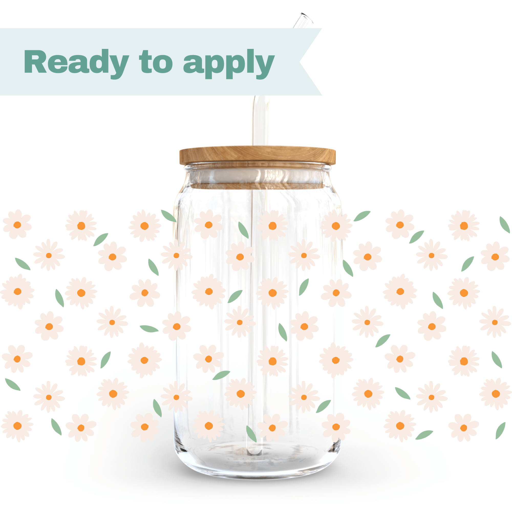 Daisy Dreams - 16oz UVDTF cup wrap