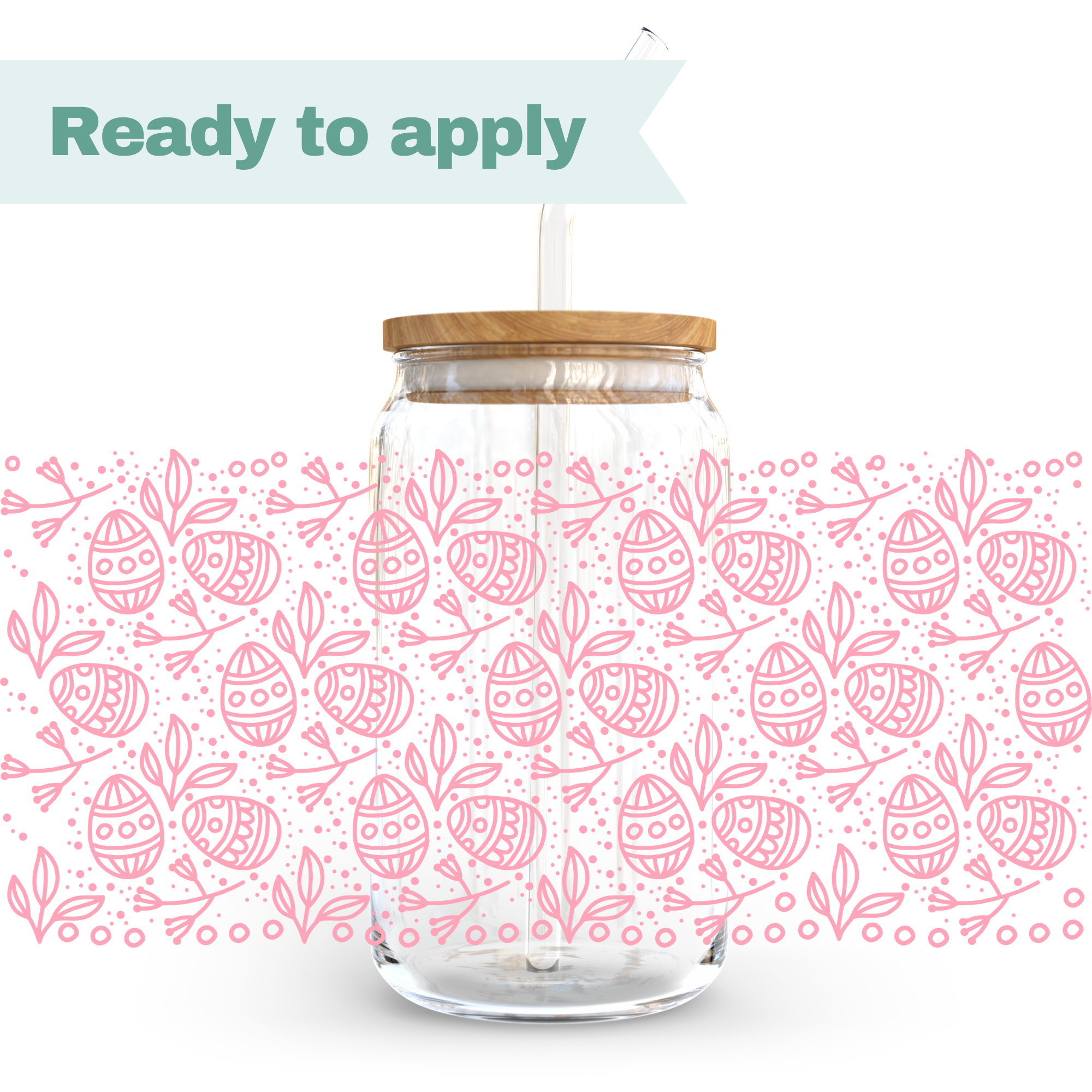 Easter Eggs - 16oz UVDTF cup wrap