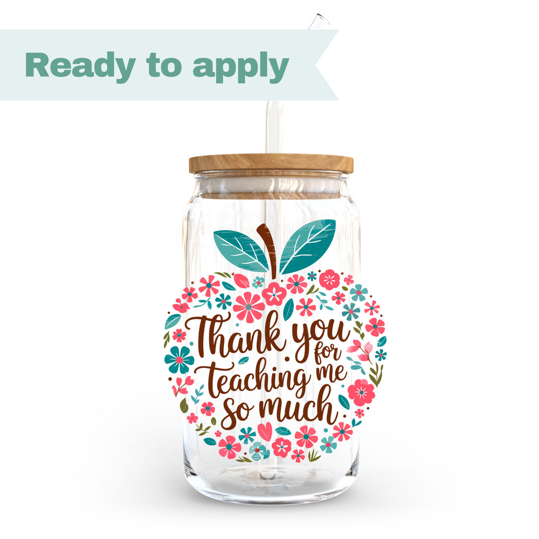 Thank You Teacher - 16oz UVDTF cup wrap 