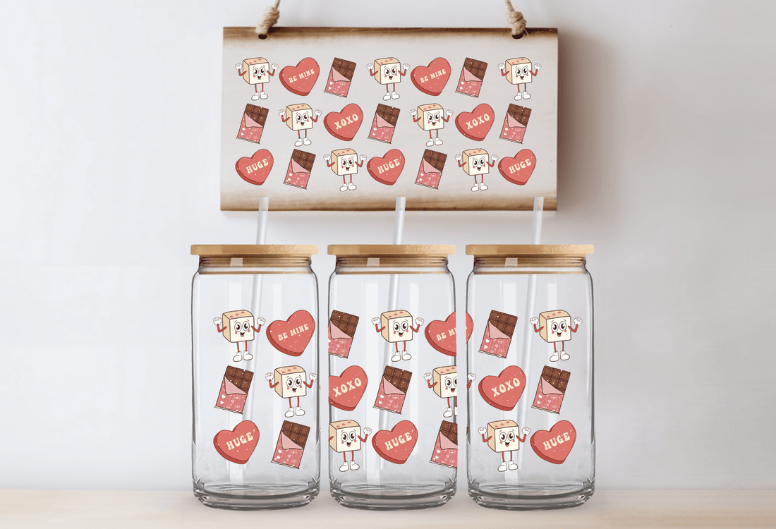 Romantic chocolates - 16oz UVDTF cup wrap