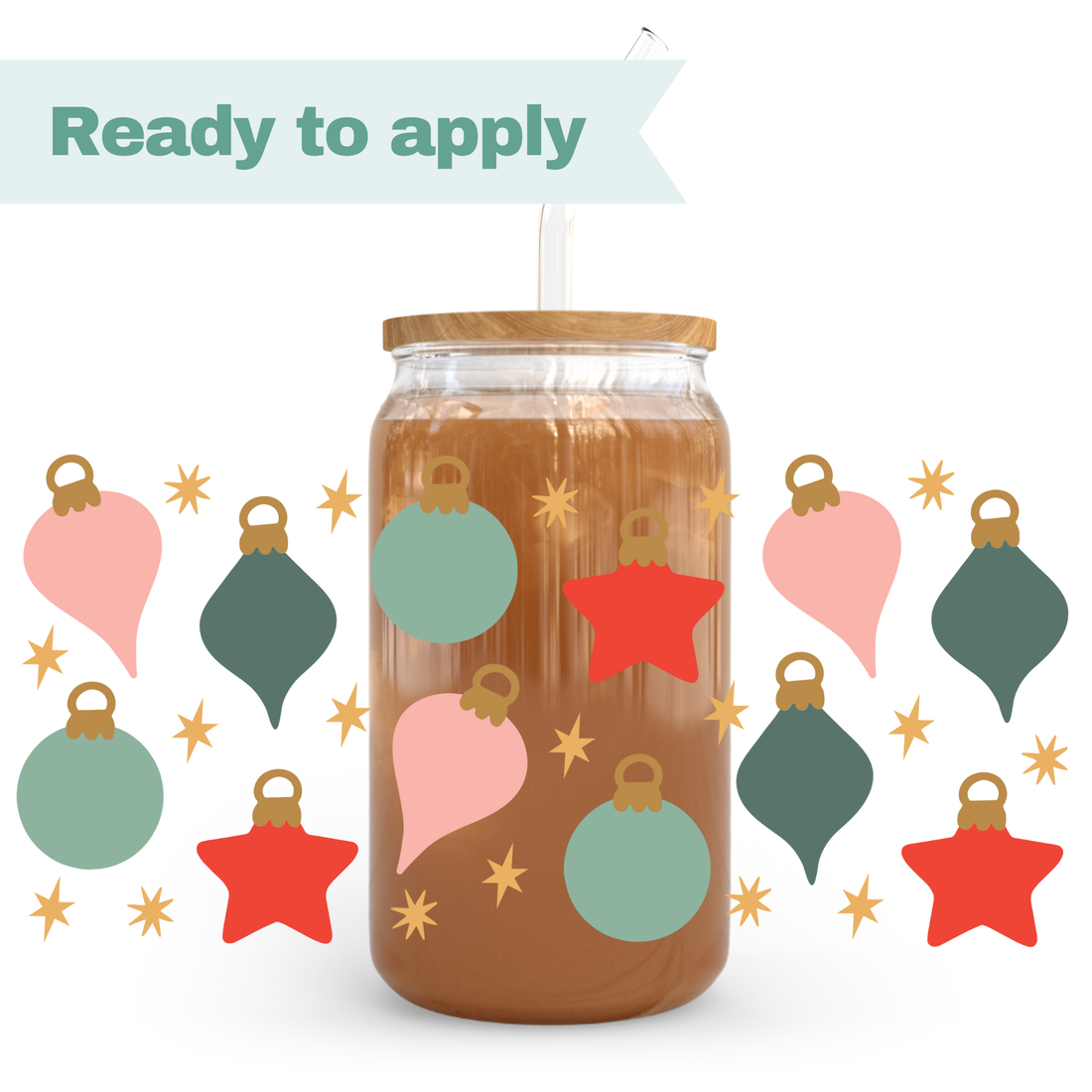 Christmas Ornaments- 16oz UVDTF cup wrap 