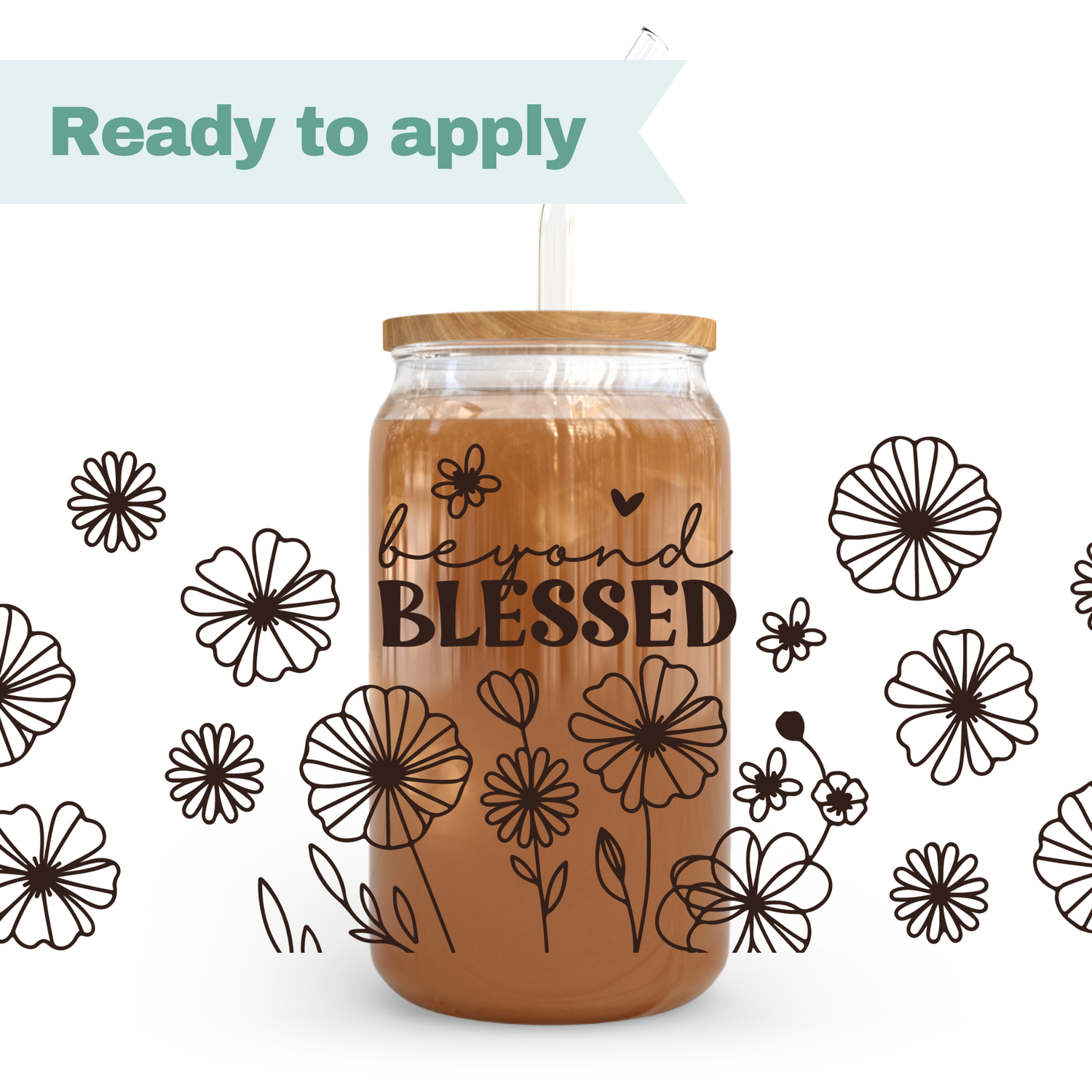 Christian Blessed - 16oz UVDTF cup wrap 