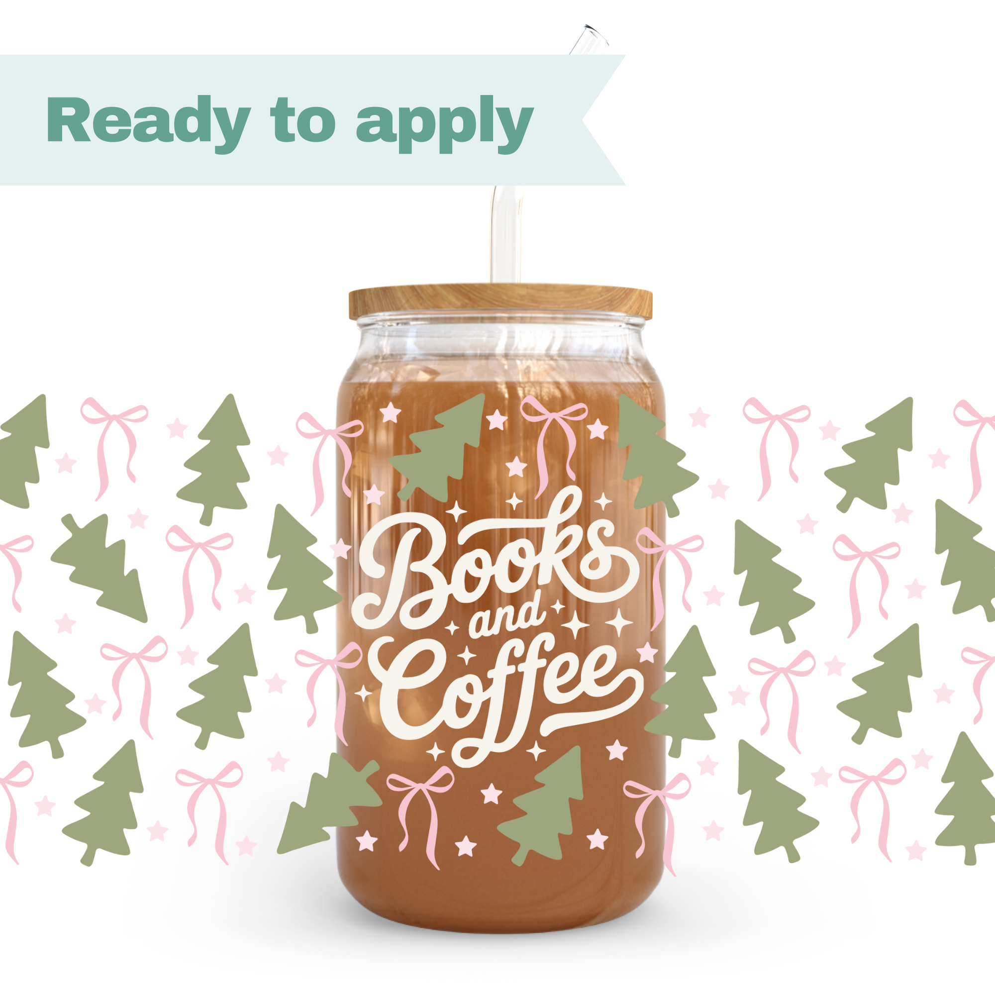 Christmas Trees - 16oz UVDTF cup wrap 