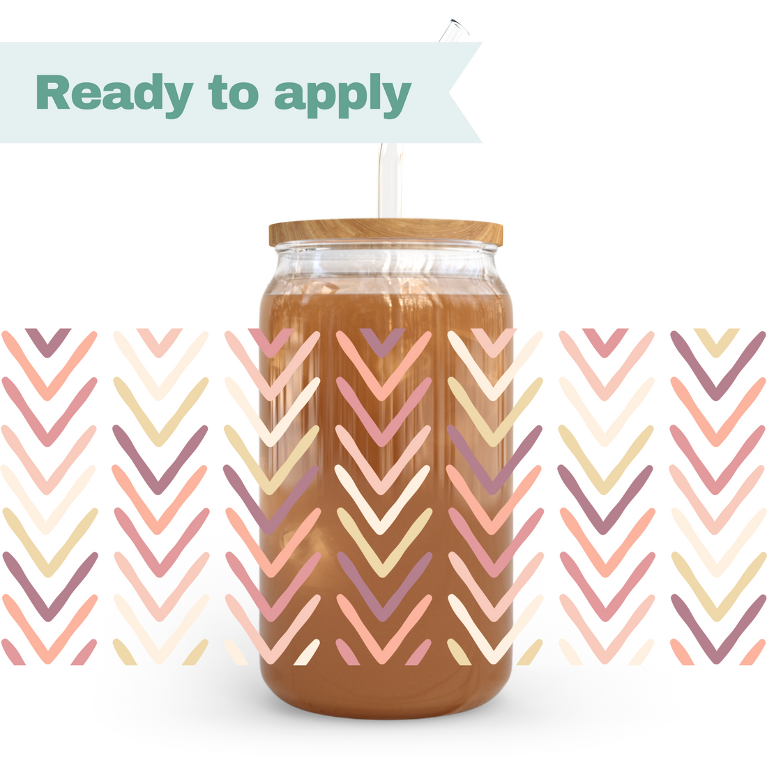 Boho Arrows - 16oz UVDTF cup wrap 