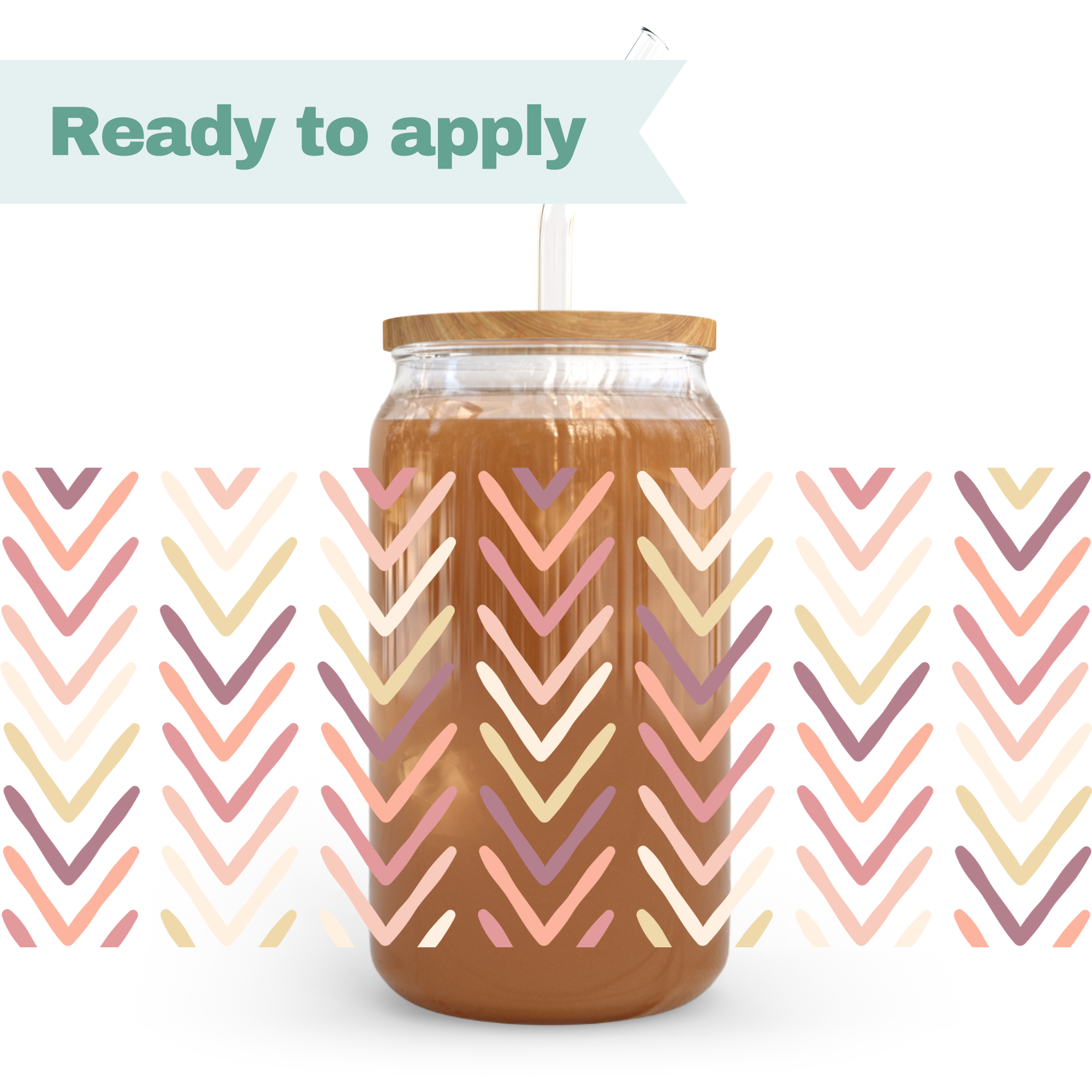 Boho Arrows - 16oz UVDTF cup wrap 