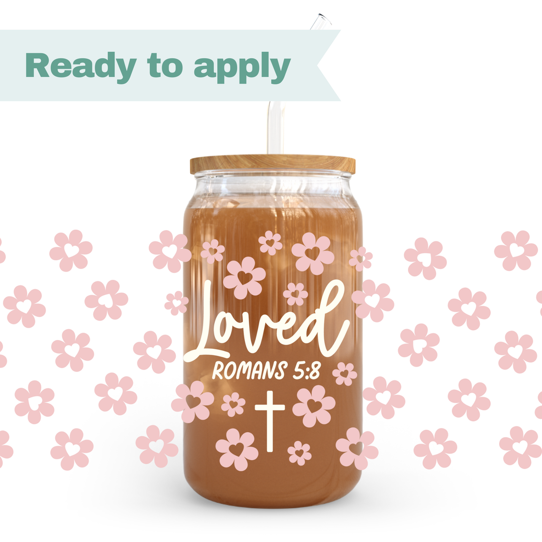 Christian Loved - 16oz UVDTF cup wrap 