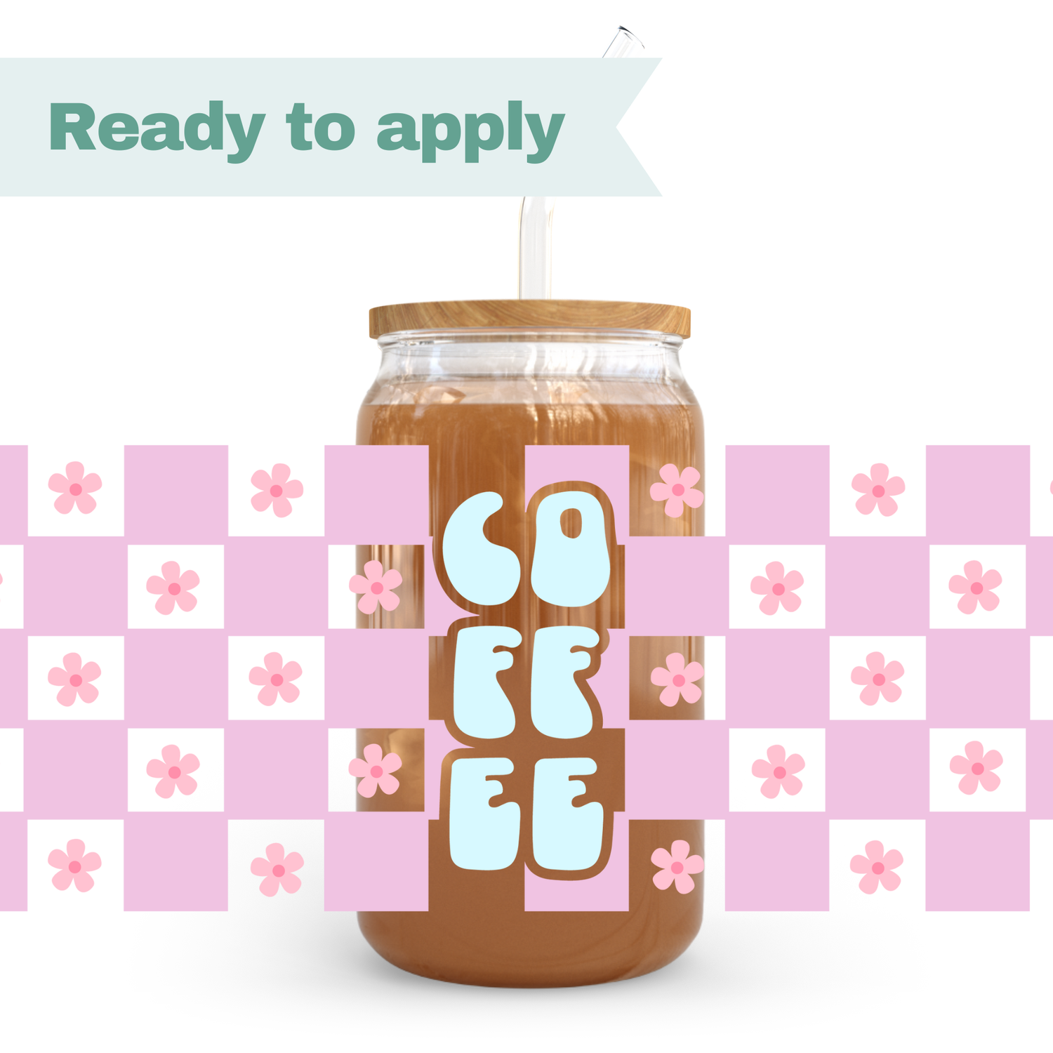 Coffee - 16oz UVDTF cup wrap 