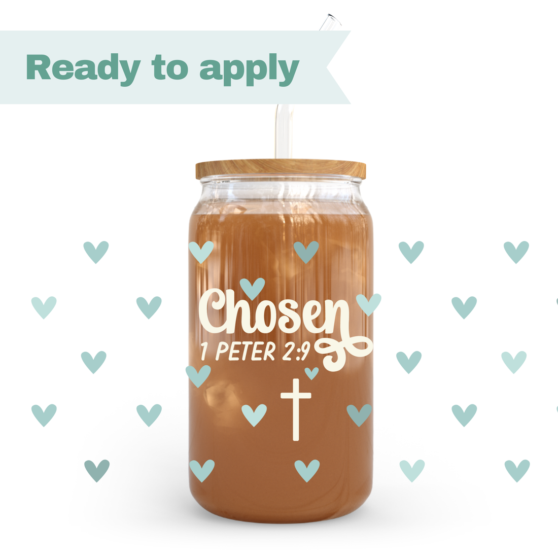Christian Chosen - 16oz UVDTF cup wrap 
