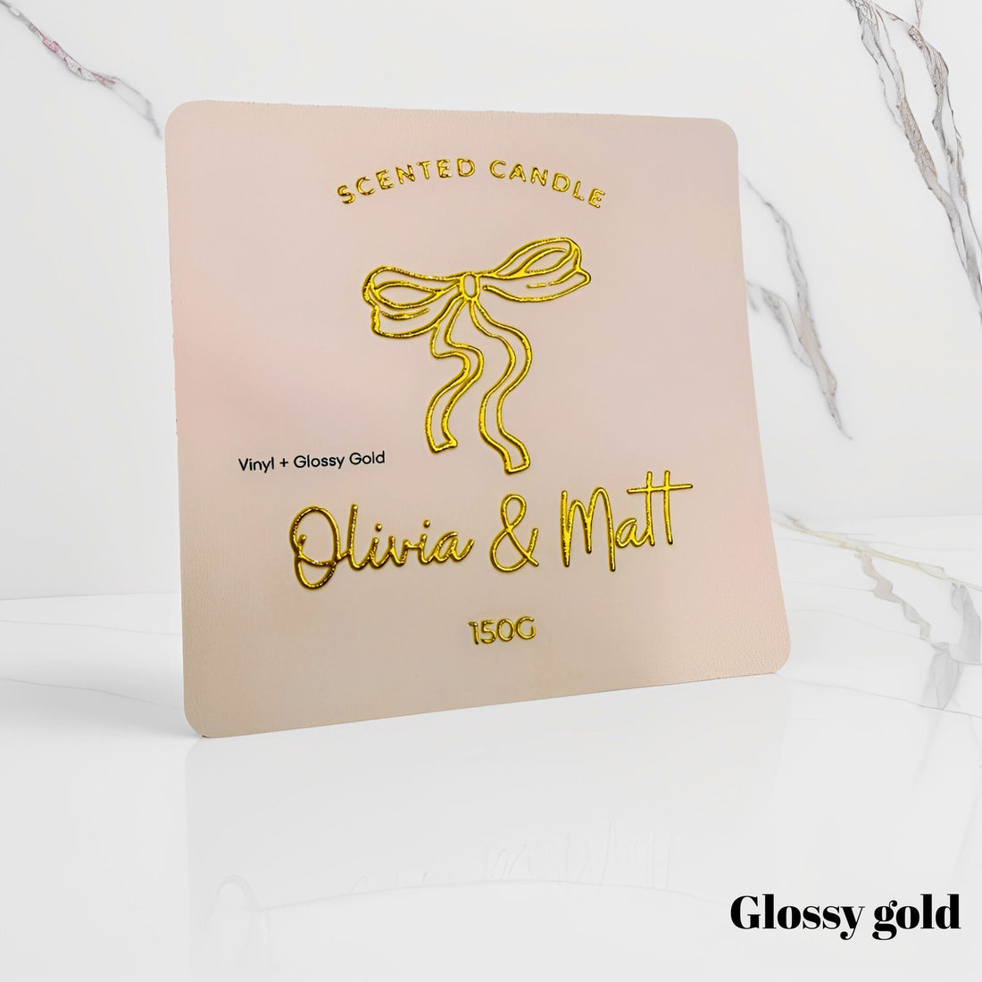 Metallic Foil Label - MOQ: 20 per design