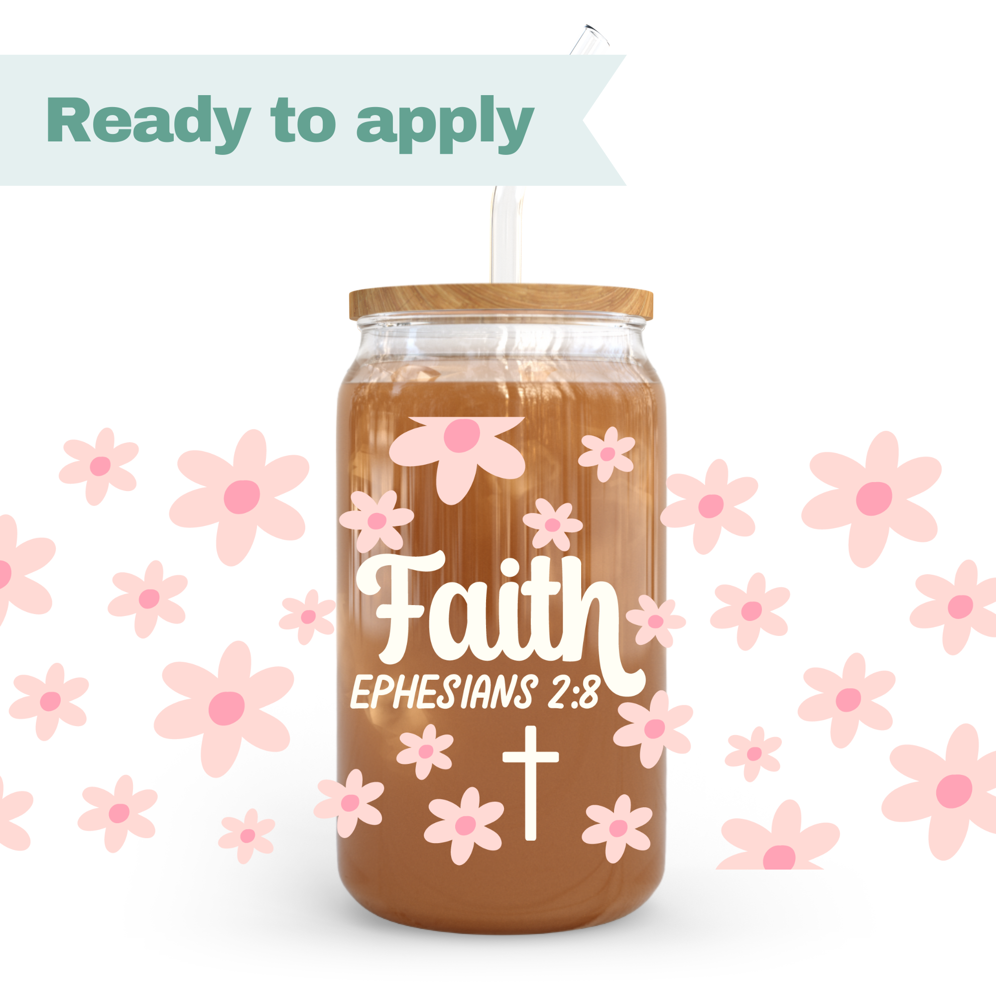 Christian Faith - 16oz UVDTF cup wrap 