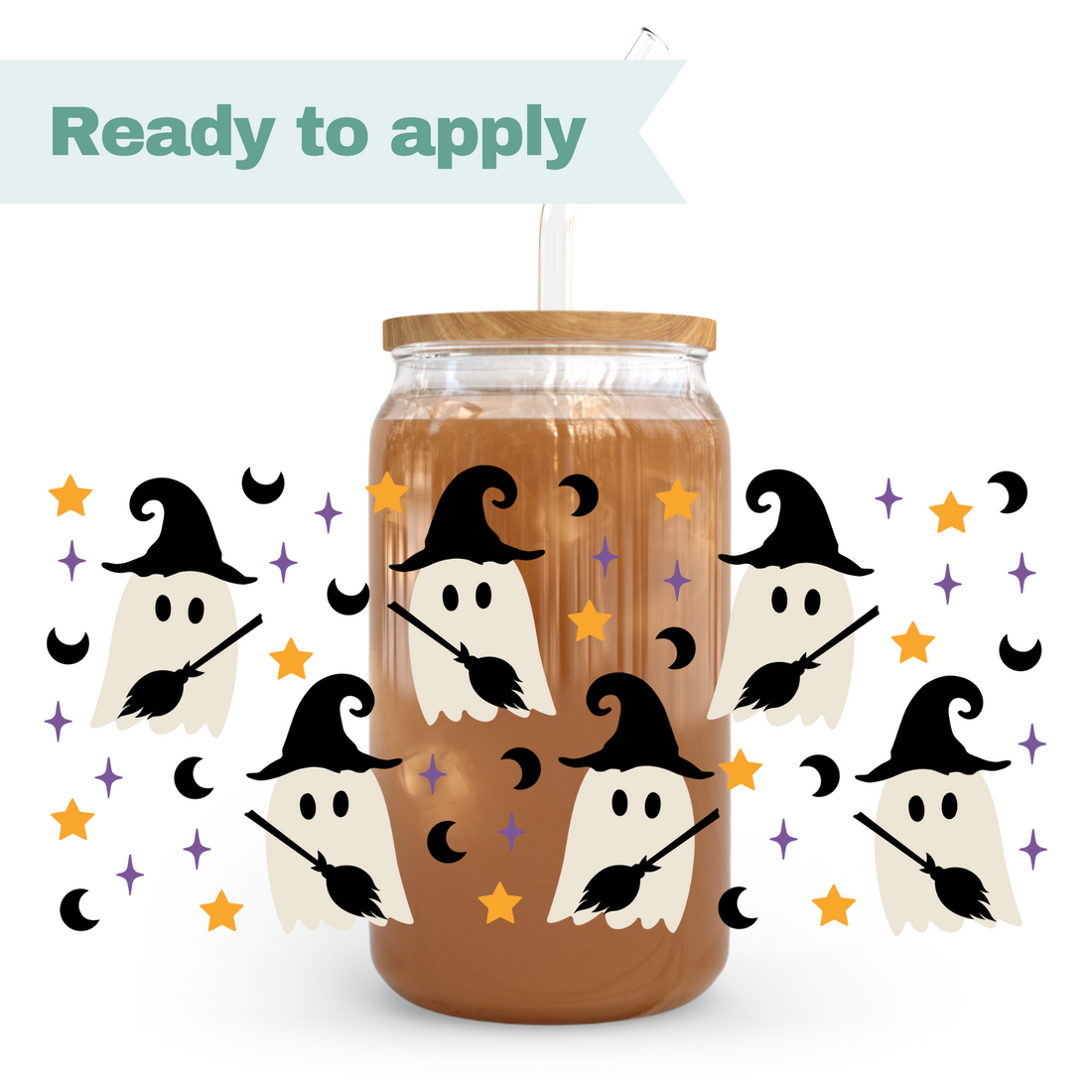 Flying Ghosts - 16oz UVDTF cup wrap 