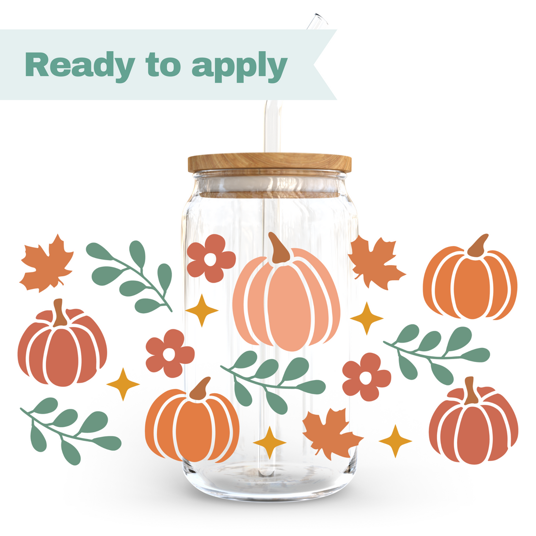Cute Pumpkins - 16oz UVDTF cup wrap 