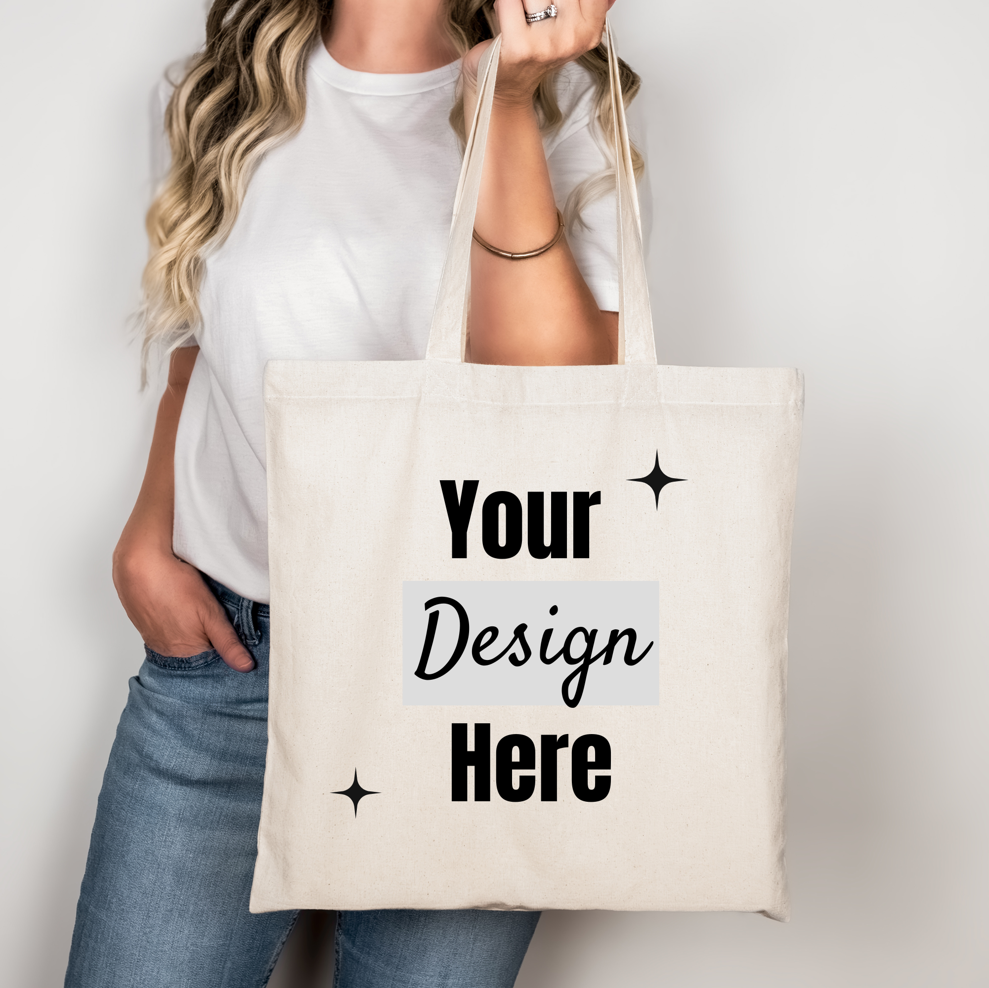 Your logo/design on a tote bag