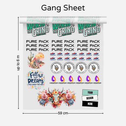 UVDTF Gang Sheet Online Builder