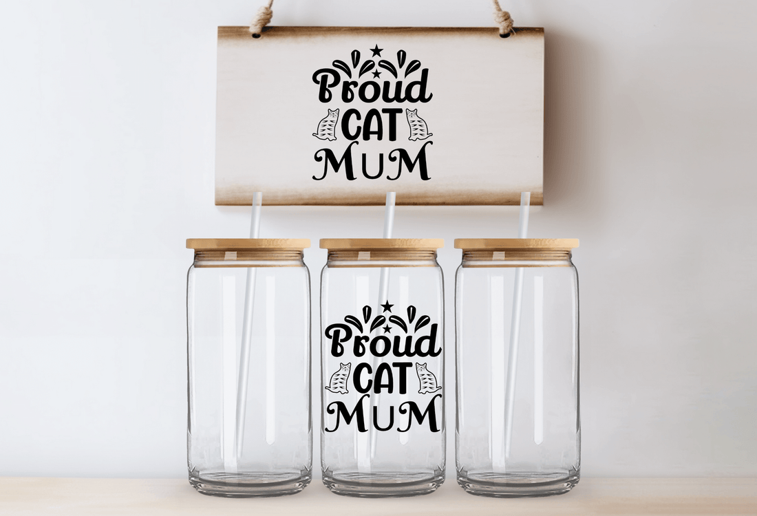 Proud Cat Mum - 16oz UVDTF Cup Wrap