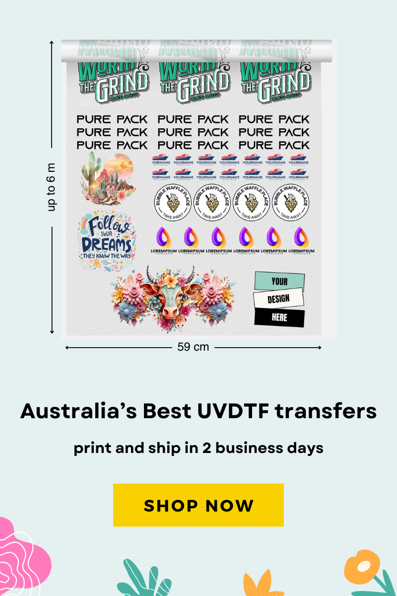 Australia's Best UVDTF Personalised Stickers | Pure Pack
