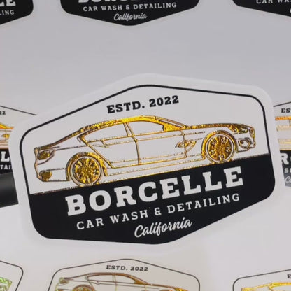 Metallic Foil Label - MOQ: 20 per design
